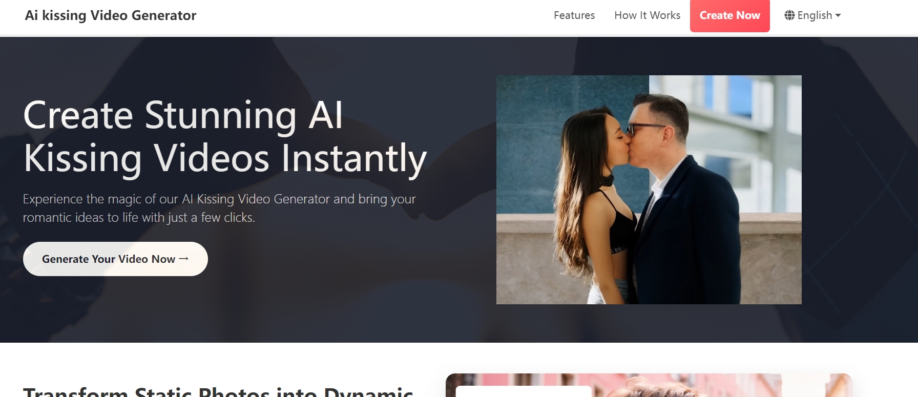 AI Kissing Video Generator Free